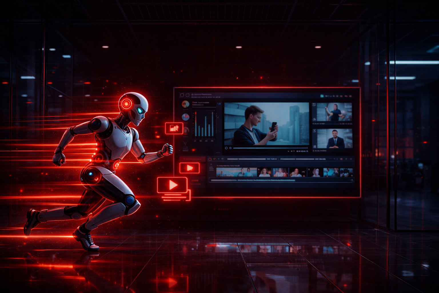 الذكاء الاصطناعي في صناعة المحتوى المرئي لوسائل التواصل الاجتماعي